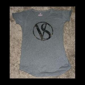 Victoria's Secret Gray Short Sleeve Tee